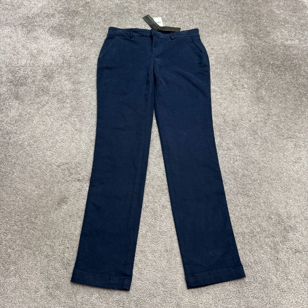 Banana Republic Straight Leg Pants in Navy Blue